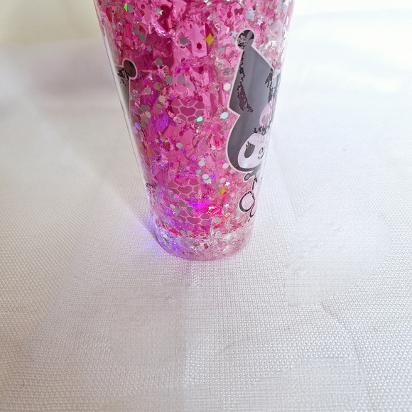NWB Kuromi Pi "Sip A Little Kuromi" Light up tumbler,Cinnamonroll & My Melody. - Picture 3 of 17